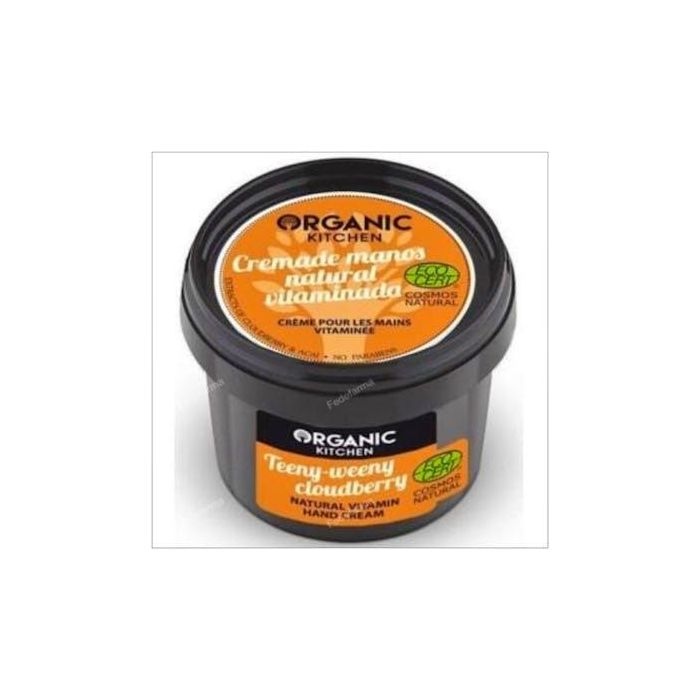 Teeny-Weeny Crema de Manos Cloudberry 100ml. Hidratante y Suavizante con Mora de Pantano Orgánica y Acai. Apto Veganos y ECOCERT.