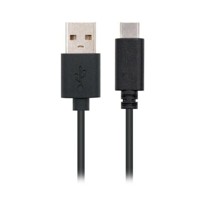 Cable USB A a USB C NANOCABLE 10.01.210 Negro 2 Cable USB A a USB C NANOCABLE 10.01.210 Negro 2
