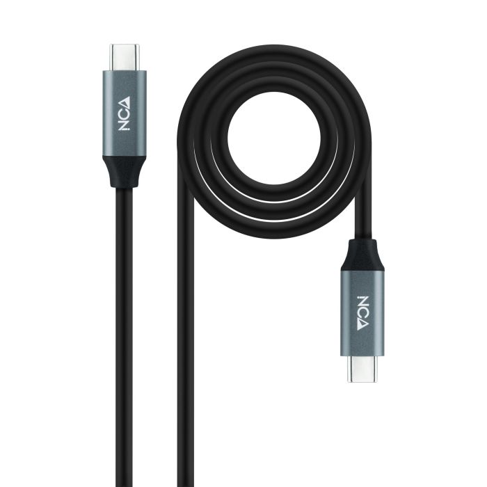 Nano Cable 10.01.4303 Cable USB 3.2 Tipo-C Macho a USB Tipo-C Macho 3m 20Gbps 100W 4K/60Hz Gris y Negro 1 Nano Cable 10.01.4303 Cable USB 3.2 Tipo-C Macho a USB Tipo-C Macho 3m 20Gbps 100W 4K/60Hz Gris y Negro 1