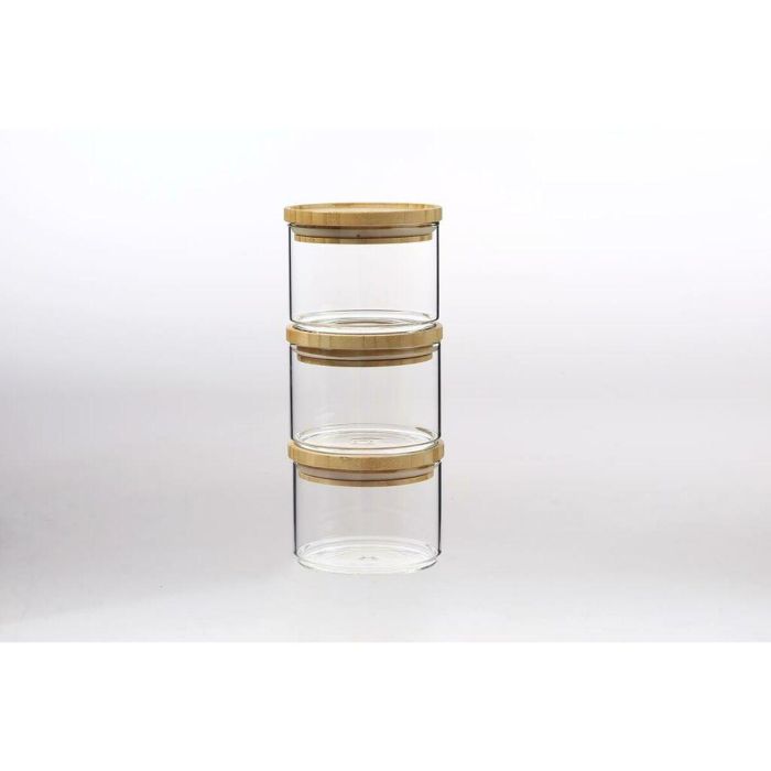 Set de 3 Botes DKD Home Decor 10 x 10 x 7,5 cm 2 Set de 3 Botes DKD Home Decor 10 x 10 x 7,5 cm 2