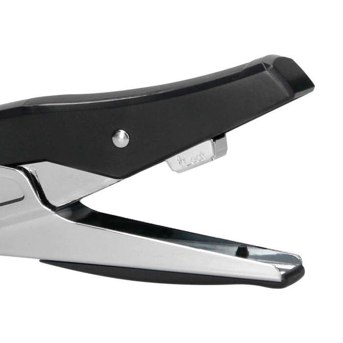 Q-connect Grapadora Tenaza kf14867 Metalizada Negra Tacto Suave Capacidad 25 Hojas Usa Grapas 24/6 y 26/6 2