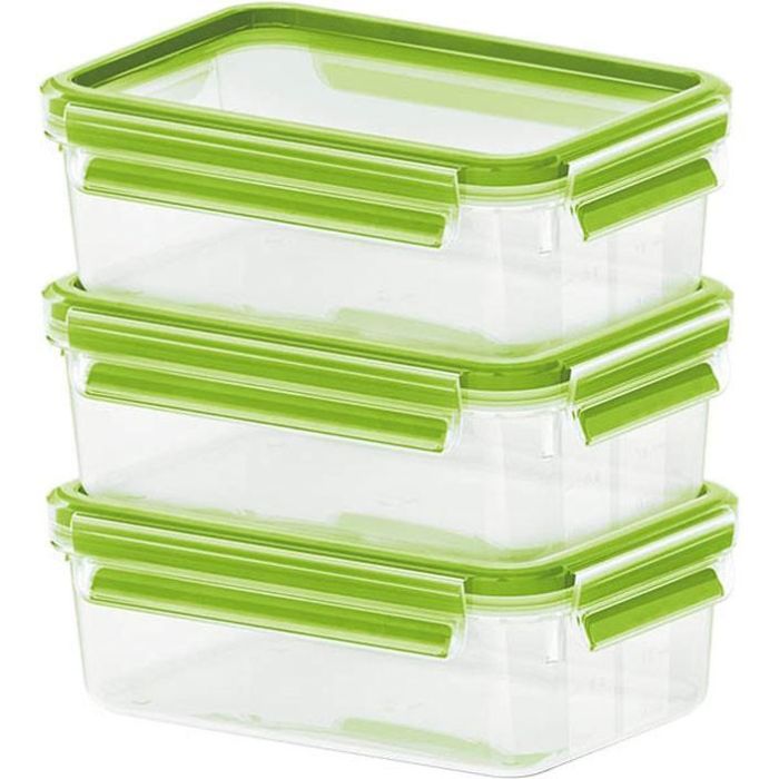 Emsa 515583 Food Clip & Close – Recipiente de Plástico Transparente