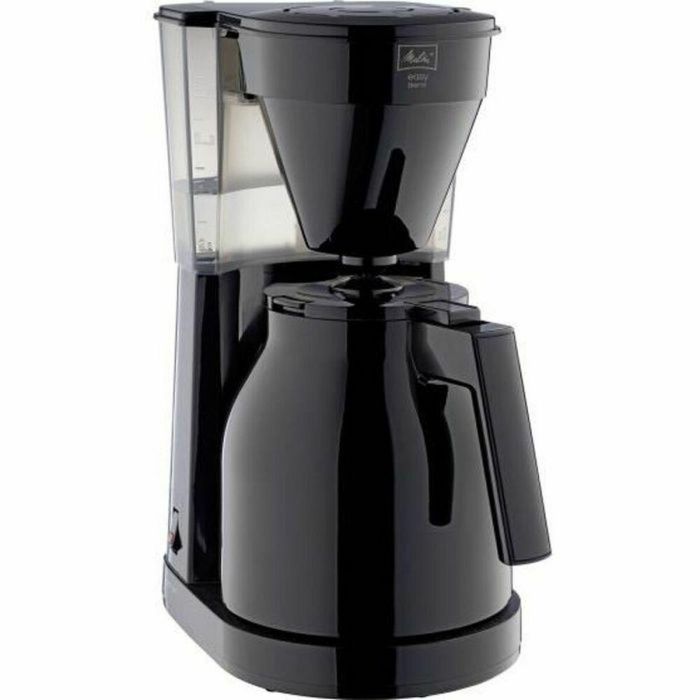 Melitta 1023-06 Cafetera de filtro Easy Therm II con capacidad de 1 Litro y potencia de 1050W en color Negro