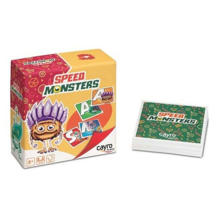 Cayro - Speed monsters: Juego de Mesa para 2 Jugadores. Edad Recomendada 8+ años. Edición Multilingüe (Español, Inglés, Francés, Portugués). Cayro - Speed monsters: Juego de Mesa para 2 Jugadores. Edad Recomendada 8+ años. Edición Multilingüe (Español, Inglés, Francés, Portugués).