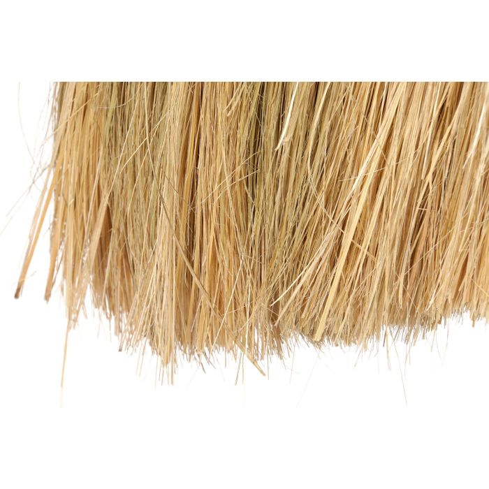 DKD Home Decor Lámpara de Techo Balines Yute y Metal Natural Hecha a Mano Alto 55cm Base 45x45cm E27 40W 4