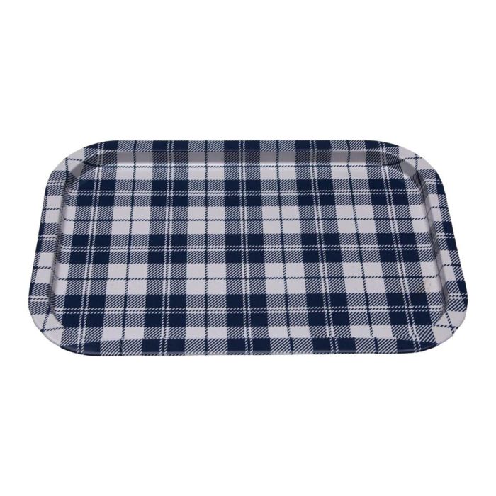 Bandeja Versa Vichy Azul 23 X 1,5 X 34 CM 1 Bandeja Versa Vichy Azul 23 X 1,5 X 34 CM 1