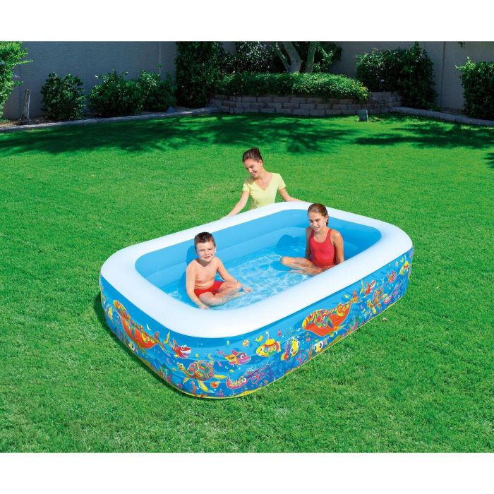 Bestway Piscina Hinchable 3 Camaras Floral 229x152x56 cm +6 Años Jardin 54120 8 Bestway Piscina Hinchable 3 Camaras Floral 229x152x56 cm +6 Años Jardin 54120 8
