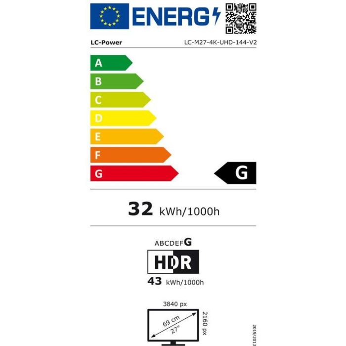 LC-Power 68.58cm (27") LC-M27-4K-UHD-144-V2 DP+HDMI 2.1 IPS 13 LC-Power 68.58cm (27") LC-M27-4K-UHD-144-V2 DP+HDMI 2.1 IPS 13