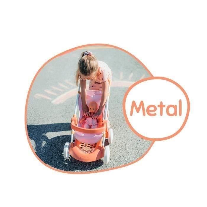 Smoby SMO3032162540244 - Baby Nurse Cochecito para Muñecas - a partir de 18 meses 5