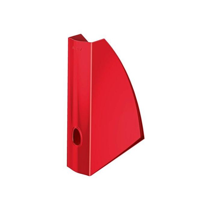 Revistero Plastico Leitz Wow A4 60Mm Rojo Metalizado