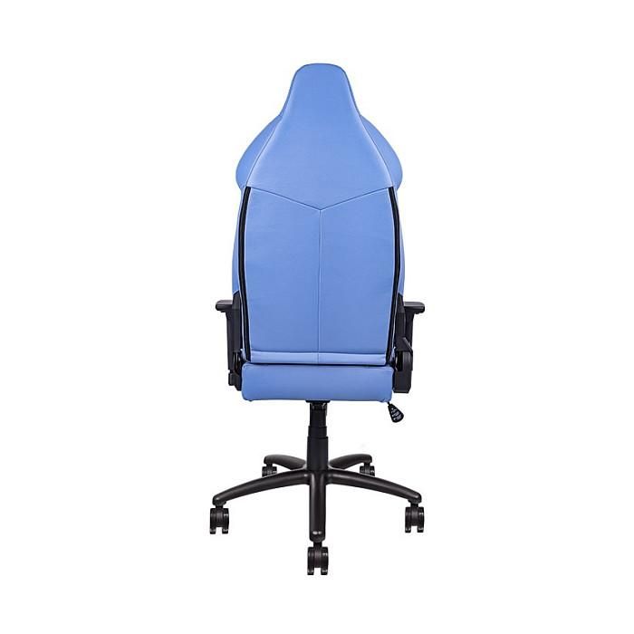 Thermaltake Silla para Videojuegos GGC-VCO-LWLWDS-01 Butaca Acolchada Azul Blanco 1