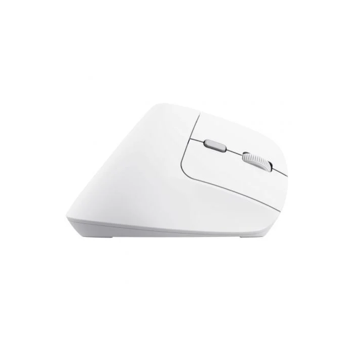 Trust Ratón Ergonómico Inalámbrico Bayo II Recargable Blanco 25398 Hasta 2400 DPI 3