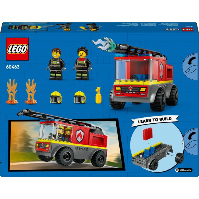 LEGO 60463 Camión de Bomberos con Escalera LEGO City, Set de Construcción para Niños 4+ años 8 LEGO 60463 Camión de Bomberos con Escalera LEGO City, Set de Construcción para Niños 4+ años 8