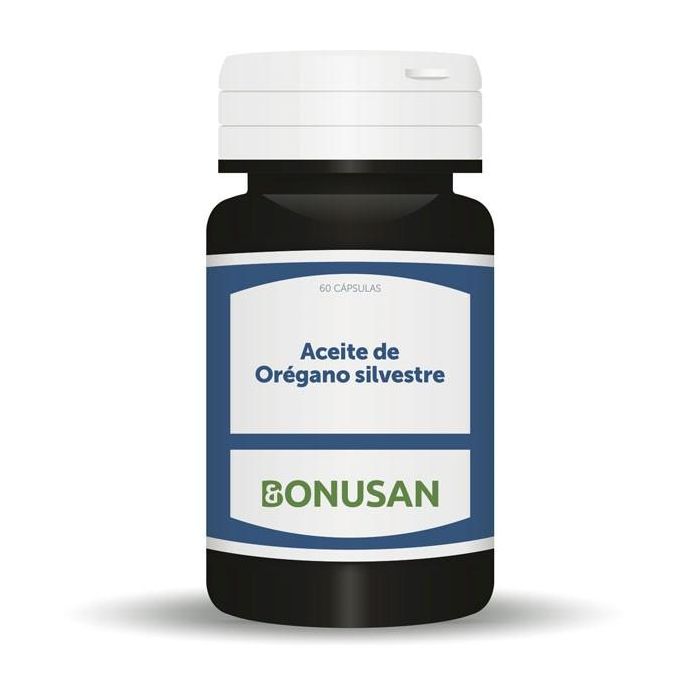 BONUSAN Aceite de Orégano Silvestre Estandarizado en Carvacrol 60 Cápsulas Blandas