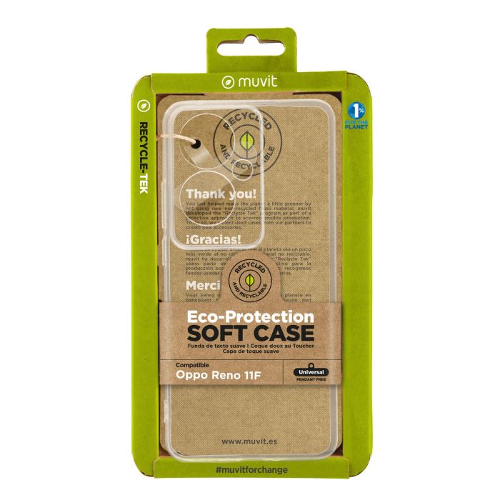 muvit for change funda compatible con Oppo Reno 11F transparente 0 muvit for change funda compatible con Oppo Reno 11F transparente 0