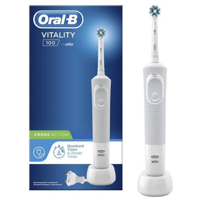Oral-B Cepillo de Dientes Eléctrico Vitality 100 Sensi Ultra Thin Blanco 0 Oral-B Cepillo de Dientes Eléctrico Vitality 100 Sensi Ultra Thin Blanco 0