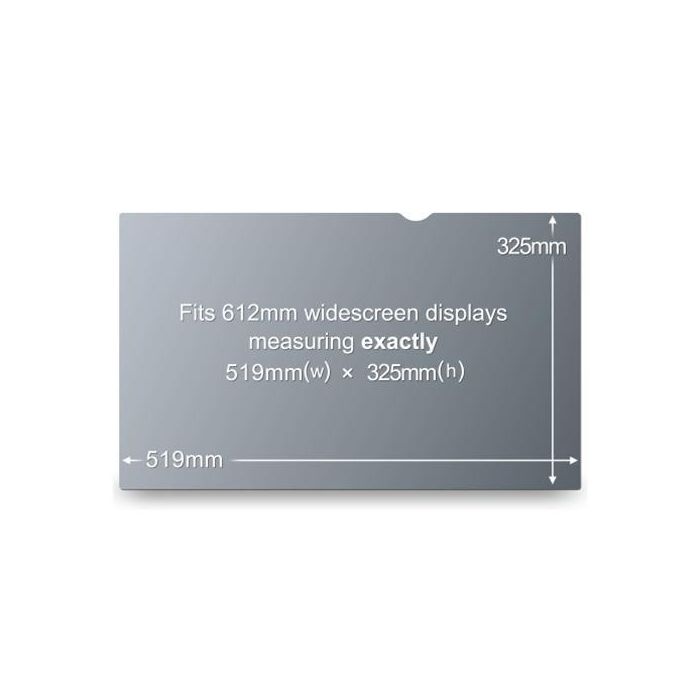 3M Black Privacy Filter for Desktops PF24.0W 2 3M Black Privacy Filter for Desktops PF24.0W 2