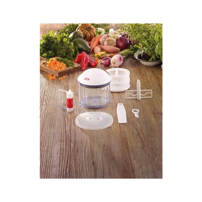 Fissler 001-051-00-062/0 FINECUT Picadora para verduras, frutas y hierbas con función de centrifugado y tapa stay-fresh 11 Fissler 001-051-00-062/0 FINECUT Picadora para verduras, frutas y hierbas con función de centrifugado y tapa stay-fresh 11
