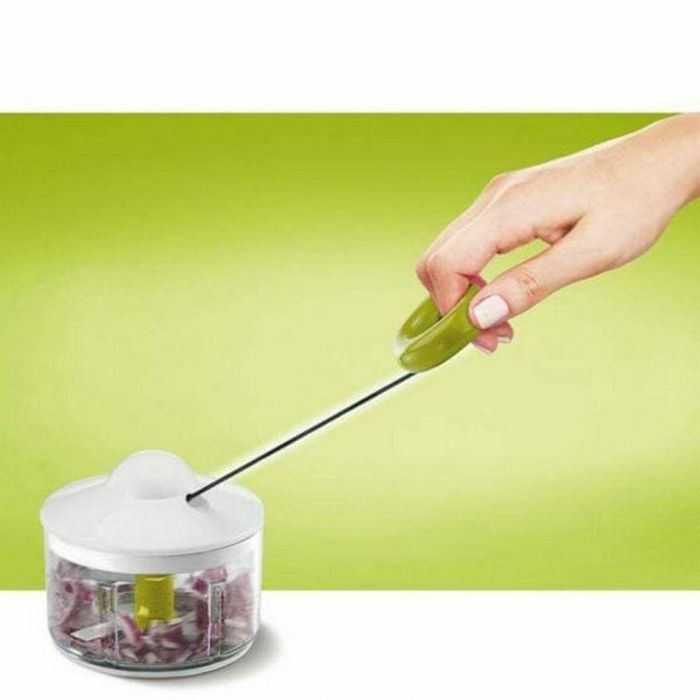 Mini Picadora Manual con Cuerda Tefal K1330404 Blanco Acero Inoxidable Plástico 32