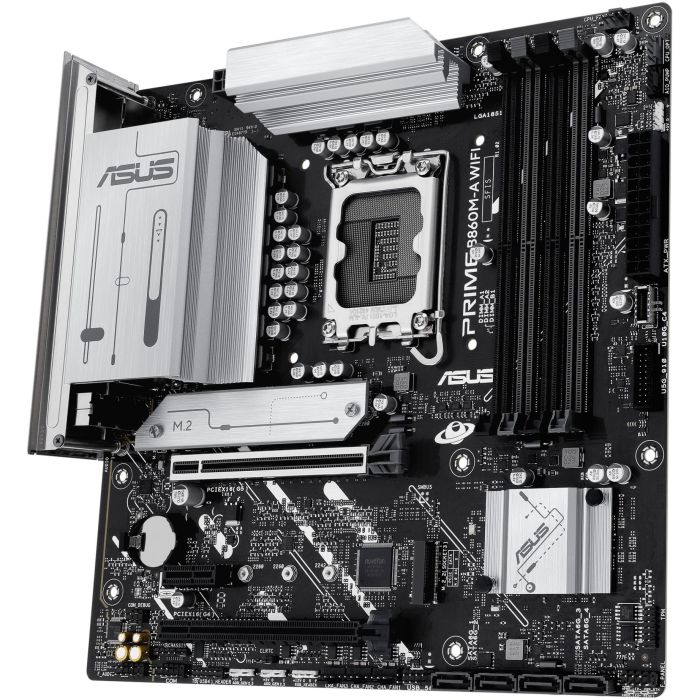 ASUS PRIME B860M-A WiFi LGA 1851 Placa Base para Intel Core Ultra DDR5, con WiFi 6E y Bluetooth 5.3 4