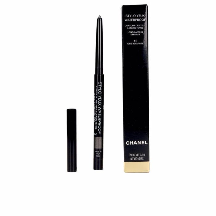 Chanel Stylo Yeux Waterproof #42-Gris Graphite, Lápiz Delineador Ojos Resistente Al Agua 1