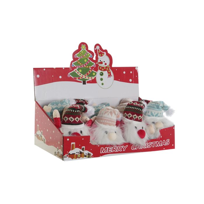 DKD Home Decor Peluche Navidad Tradicional Multicolor 14 x 10 x 14 cm (12 Unidades) 2 DKD Home Decor Peluche Navidad Tradicional Multicolor 14 x 10 x 14 cm (12 Unidades) 2