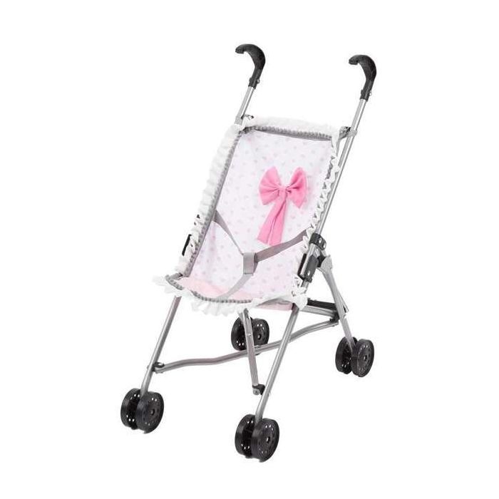 Sillia de muñeca lunares rosa/blanco 55x41x27.50 cm Sillia de muñeca lunares rosa/blanco 55x41x27.50 cm