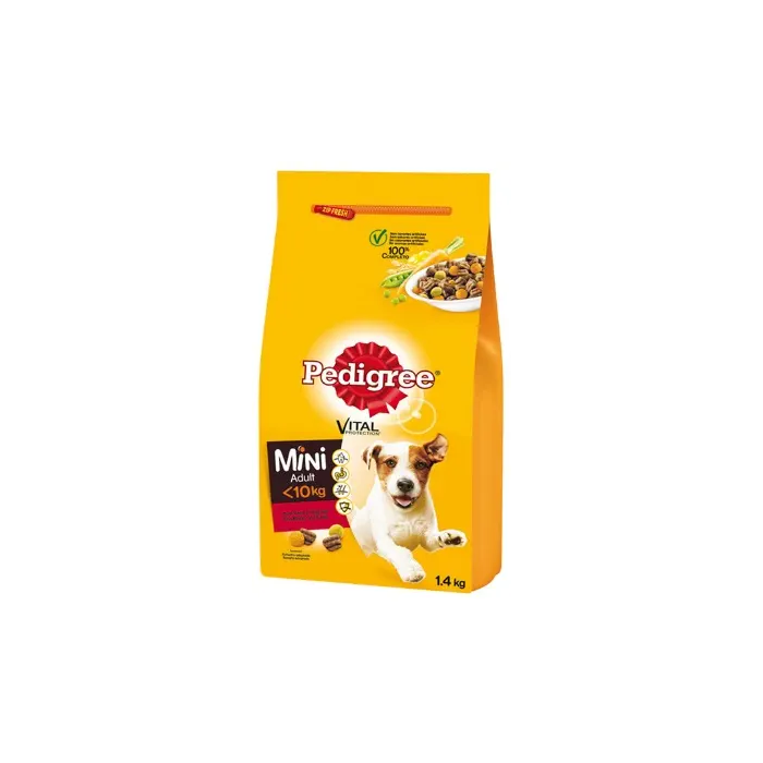 Pedigree Mini Adult Buey Y Verduras 6x1,4 kg