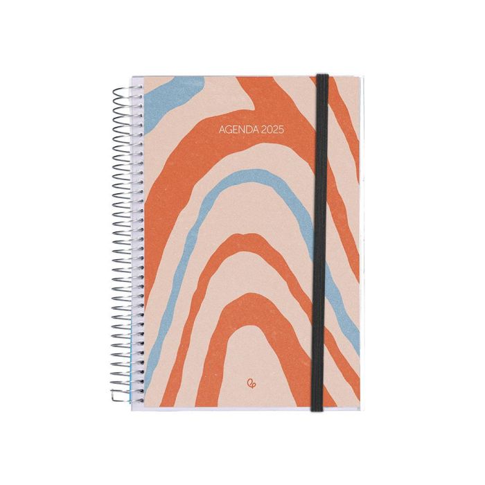 Agenda Espiral Liderpapel Tinos A4 2025 Personalizable Dia Pagina Papel 70 gr 1