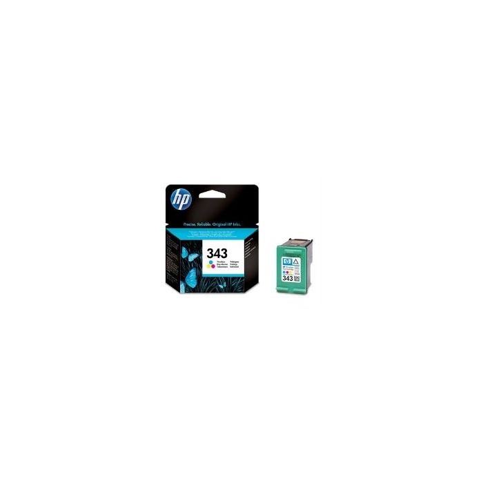 HP Cartucho de Tinta Tricolor 343 C8766EE / C8766Ee - 7 ml - Compatible con Photosmart 8450, 8150, Deskjet 6840, 6540, Officejet 7410 y más HP Cartucho de Tinta Tricolor 343 C8766EE / C8766Ee - 7 ml - Compatible con Photosmart 8450, 8150, Deskjet 6840, 6540, Officejet 7410 y más