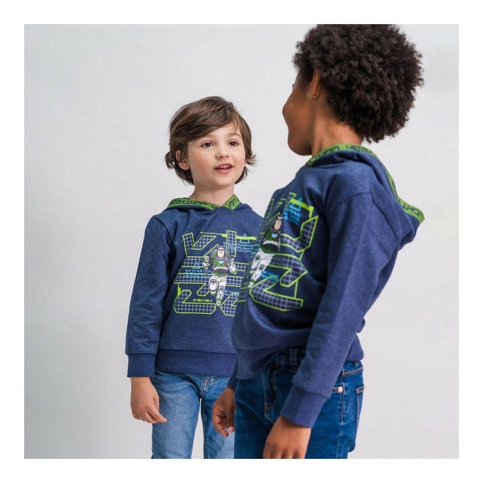 Sudadera con Capucha Niño Buzz Lightyear Azul 3 Sudadera con Capucha Niño Buzz Lightyear Azul 3