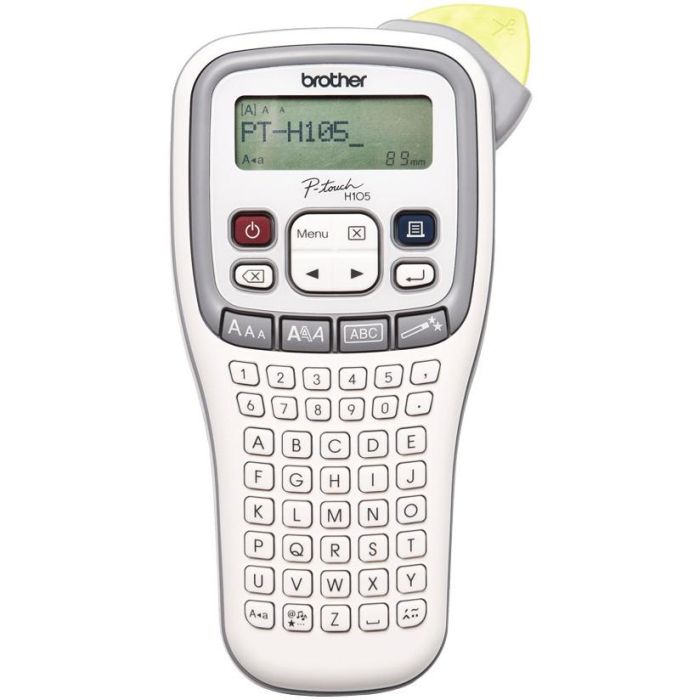 Brother PT-H105 Impresora de Etiquetas Transferencia Térmica 180x180 DPI 20 mm/s Gris Blanco