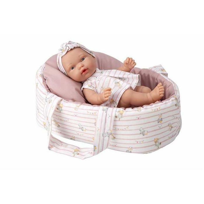 Muñeca elegance 26 cm pillines rosa c/capazo (cuerpo vinyl) Muñeca elegance 26 cm pillines rosa c/capazo (cuerpo vinyl)
