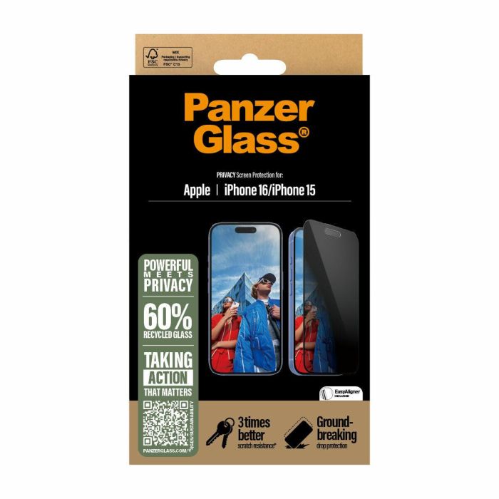Protector de Pantalla Panzer Glass P2861 Apple 2 Protector de Pantalla Panzer Glass P2861 Apple 2