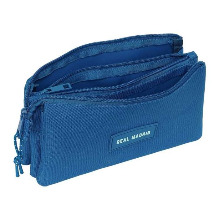 Safta Portatodo Triple Real Madrid Chica Azul 22x12x3 cm 2