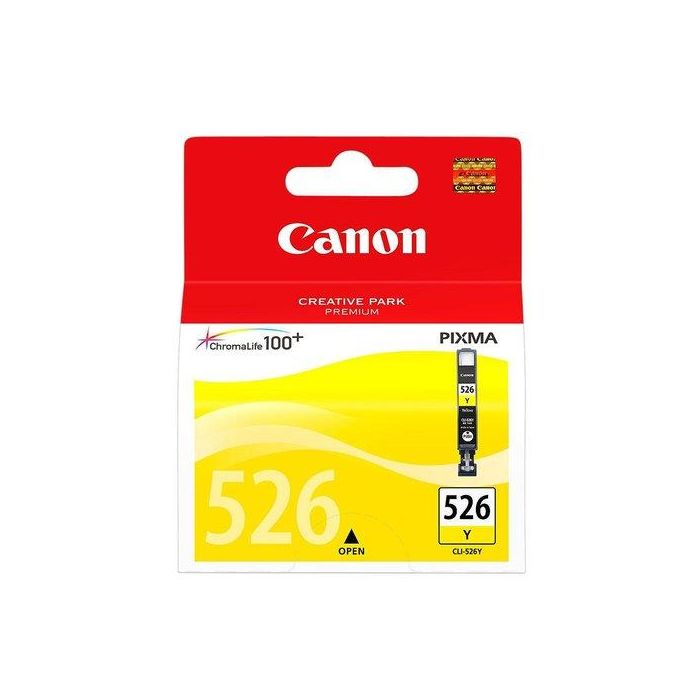 Cartucho Inkjet Canon Cli-526Y Pixma Mg-5150/5250/8150, Ip 4850 Amarillo (4543B001Aa)
