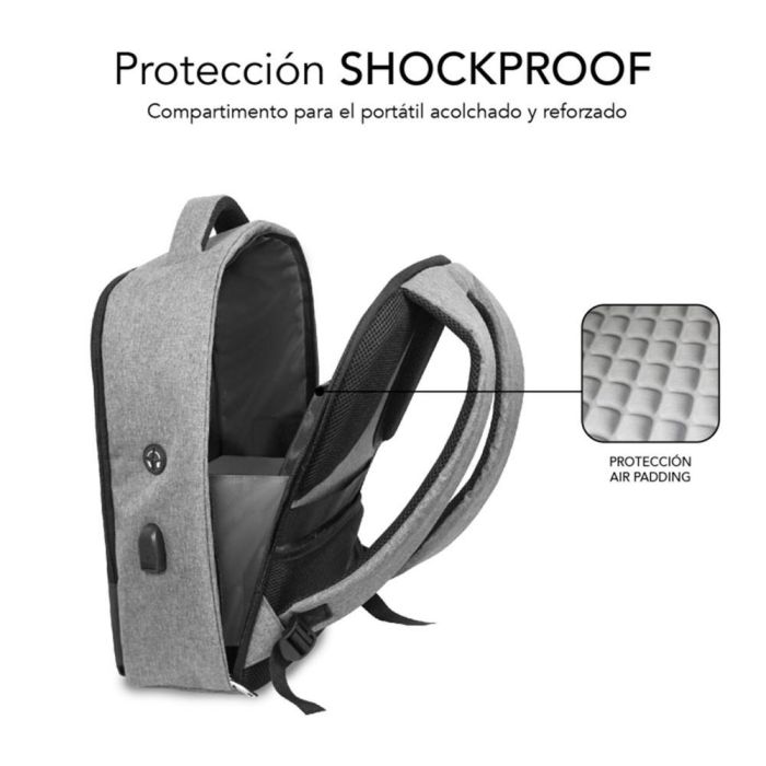 SUBBLIM Mochila Secure V2 AP Antitheft Backpack 16" Black 2 SUBBLIM Mochila Secure V2 AP Antitheft Backpack 16" Black 2