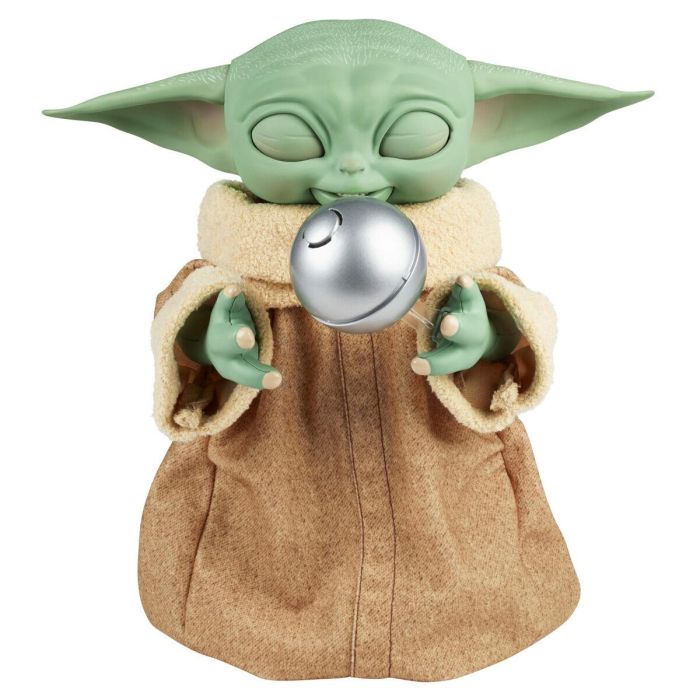 Hasbro Galactic Snackin Grogu Figura Interactiva Baby Yoda The Child Mandalorian Star Wars 23cm Sonidos y Movimientos +4 Años 2 Hasbro Galactic Snackin Grogu Figura Interactiva Baby Yoda The Child Mandalorian Star Wars 23cm Sonidos y Movimientos +4 Años 2