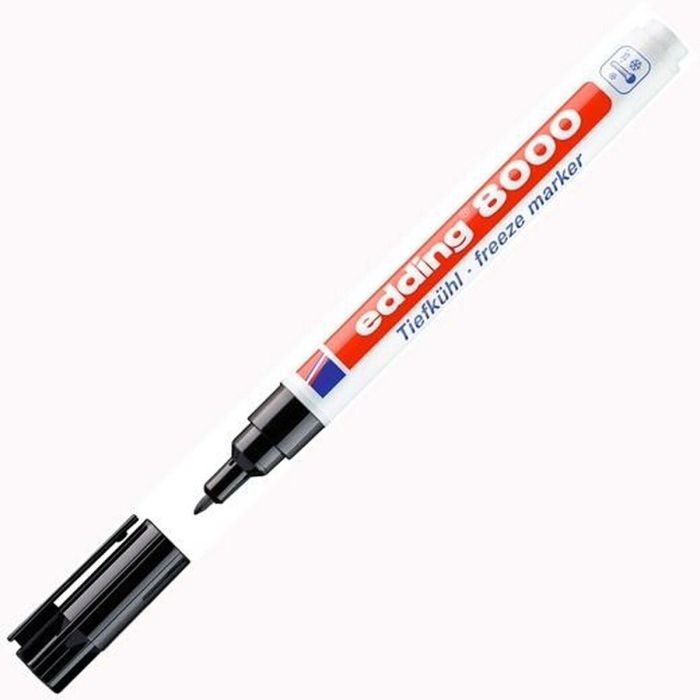 Rotulador permanente Edding 8000 Negro (10 Unidades) 1 Rotulador permanente Edding 8000 Negro (10 Unidades) 1