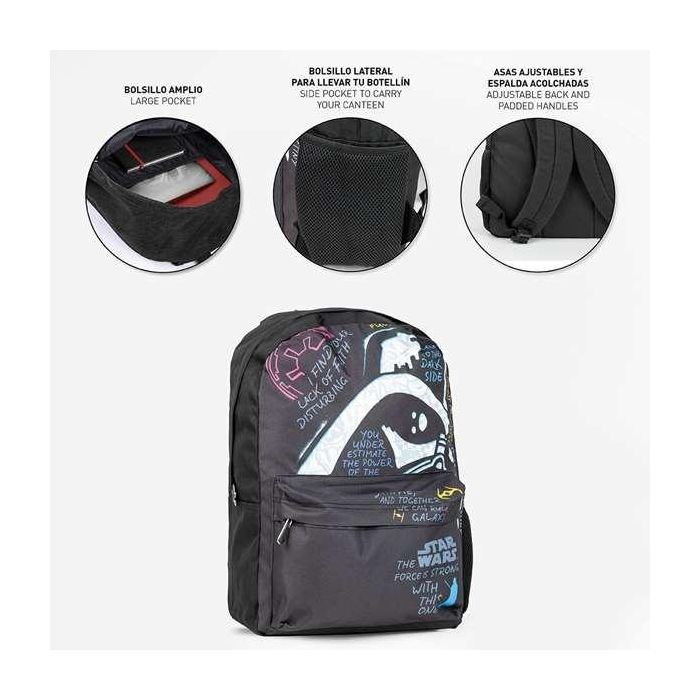 Mochila casual star wars 32.0 x 12.0 x 42.0 cm 5