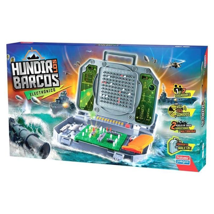 Juego hundir los barcos electrónico en maletín 1 Juego hundir los barcos electrónico en maletín 1