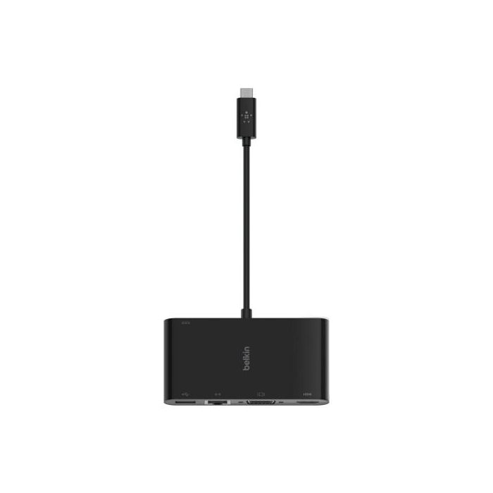 Belkin Avc004Btbk Adaptador USB-C a USB-A 3.0 Ethernet VGA HDMI 4K + Carga 100W Negro 2