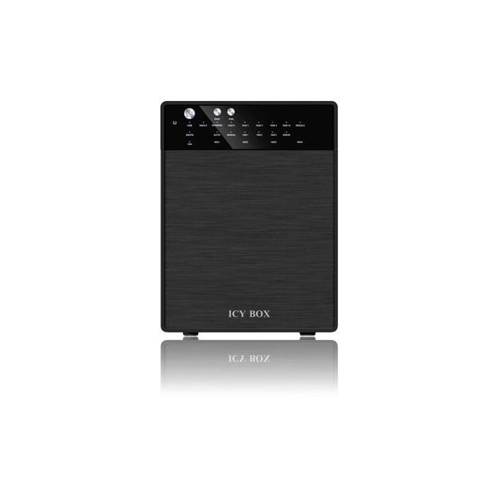 RAID System. 4x SATA 3.5" zu 1x USB 3.0 + 1x eSATA. RAID 0.1.3.5.10 ICY BOX 1