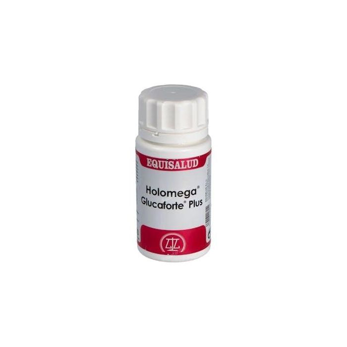 Holomega Glucaforte Plus, 50 Cápsulas con Glucosamina, Condroitina y Cola de Caballo para Apoyo Articular