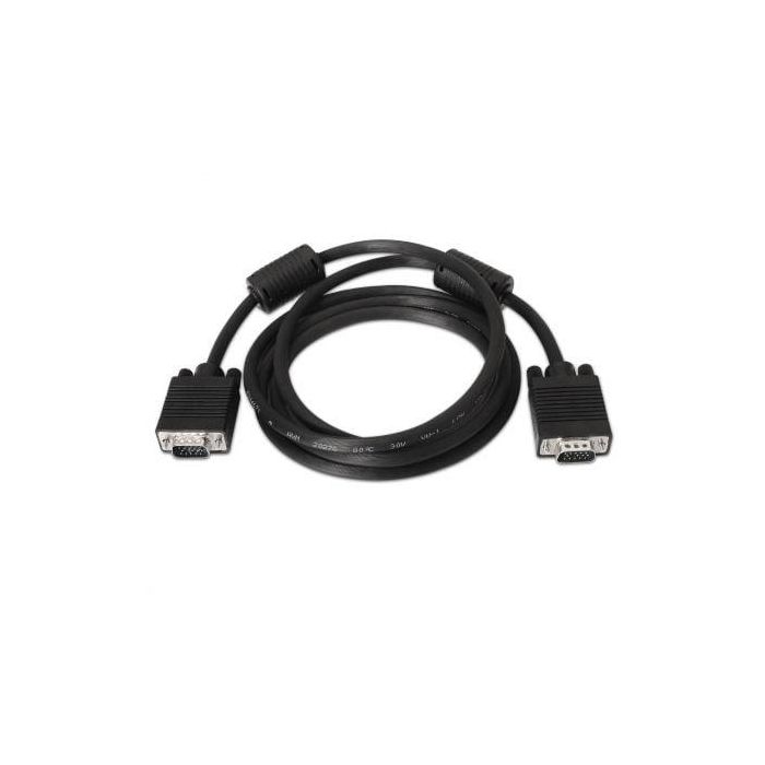 AISENS - CABLE SVGA CON FERRITA, HDB15/M-HDB15/M, NEGRO, 15M 1 AISENS - CABLE SVGA CON FERRITA, HDB15/M-HDB15/M, NEGRO, 15M 1