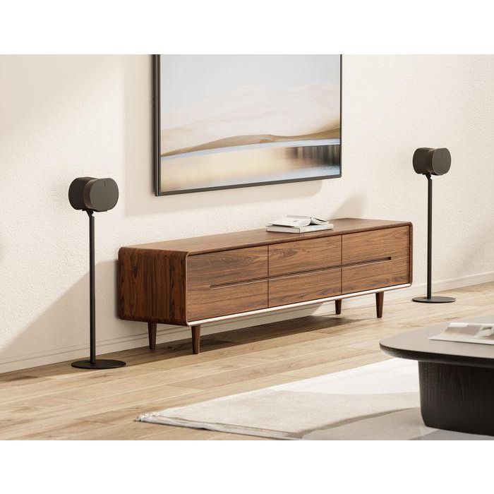Vivolink Soporte de suelo para altavoz Sonos ERA 300, negro. Eleva tu experiencia de audio con gestión de cables oculta. 6