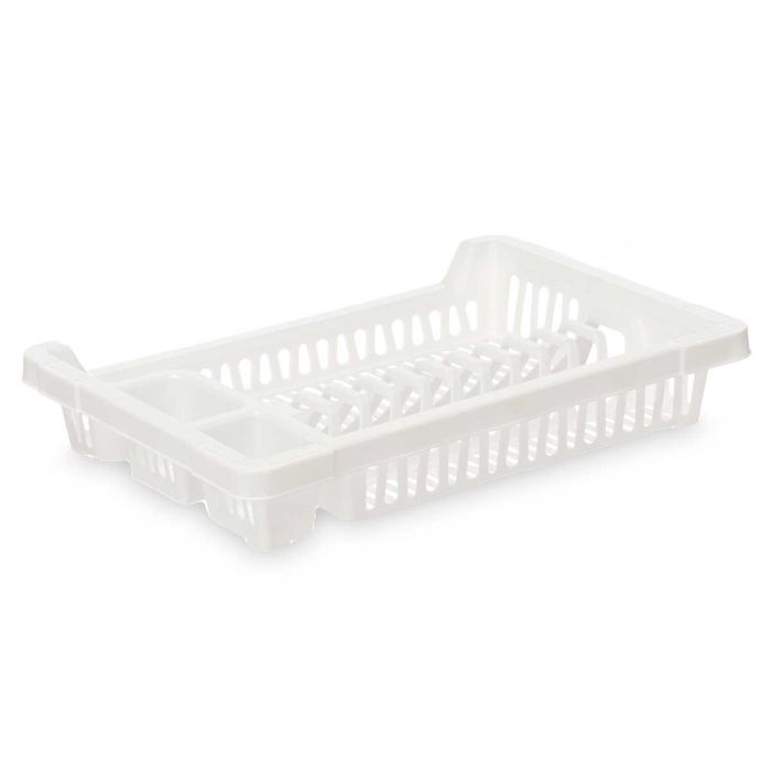 Escurridor Plato Plastico Pequeño Blanco Kinvara 42X7CM (24 Unidades) 1 Escurridor Plato Plastico Pequeño Blanco Kinvara 42X7CM (24 Unidades) 1