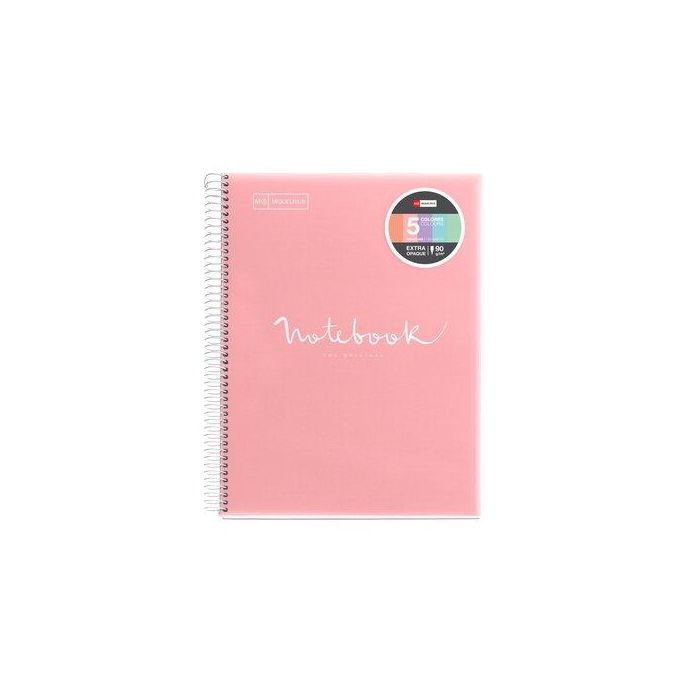 Bloc Miquelrius Emotions Notebook 5 Micro.Tapa Pp A4 120H 90G Horizontal Rosa (Set de 5)