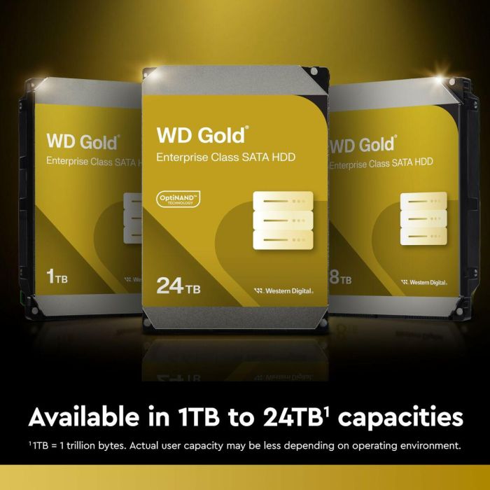 Western Digital WD8005FRYZ Disco Duro Interno Gold 8 TB 7200 RPM 128 MB 3.5" SATA III 4