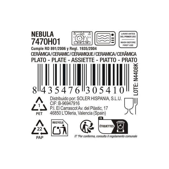 Plato Hondo Ø20Cm "Nebula" Md (12 Unidades) 5